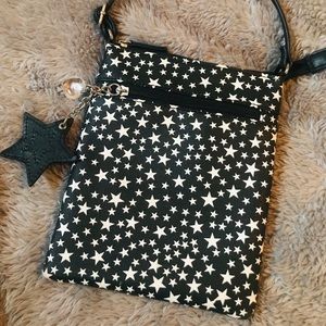 Black Purse with white stars